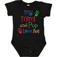 thumbnail image 3 of Inktastic Mimi and Pop Love Me Grandchild Boys or Girls Baby Bodysuit, 3 of 5