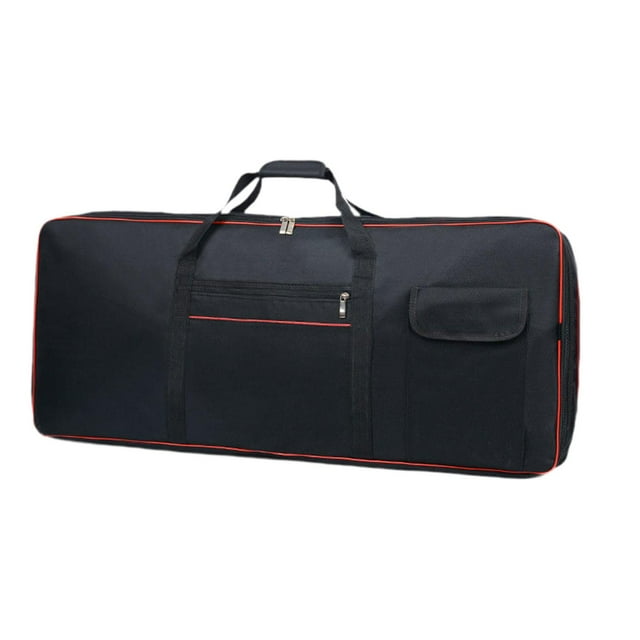 Estuche para teclado electrónico de 61 teclas, resistente, transpirable, ergonómico, protector y versátil. 98x41x14cm