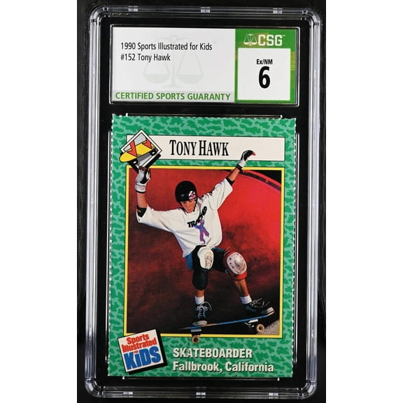 Tony Hawk 1990 SI for Kids Rookie Card CSG 6