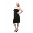 thumbnail image 2 of Women's Plus Size Strapless Dress, 2 of 8