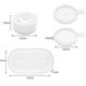 thumbnail image 4 of Molde de caja de almacenamiento de resina shaofei con 2 tapas de patrones diferentes, 4 of 5