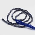 thumbnail image 3 of 5 Strand Natural Sapphire Bead Strands Faceted Round 3mm Hole: 0.5mm 120~129pcs/strand 15.5 inch(39cm), 3 of 4