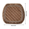 thumbnail image 2 of Aqestyerly Avoid Slip Embroidered Crystal Velvet Chair Cushion - office Desk and Chair Universal Seat Cushion,Pulling Rabbit Plush Toy Keychain for Home and office Use, 2 of 5