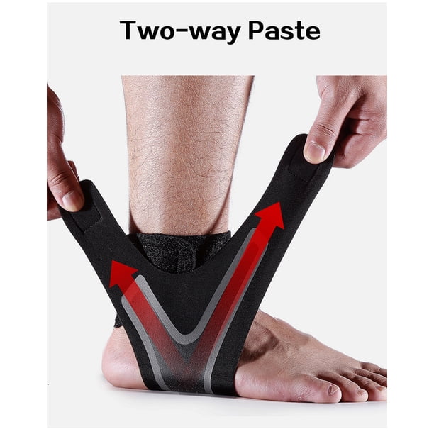 Tobillera deportiva para Fitness, tobillera elástica para gimnasio, equipo de soporte para tobillo, envolturas de pesas para pies, Protector para piernas, levantamiento de pesas (pie derecho), 1 ud. LingWen 9024715844453