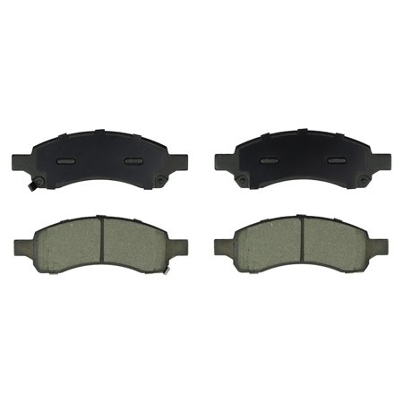 Gridiron Brakes Semi-Metallic Front Brake Pad Set Driver and Passenger Side - ID1169 (Replaces Part# MKD1169)