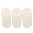 thumbnail image 2 of Flameless LED Candle, Safe LED Tea Light 3Pcs Beautiful Electronic  For Festival, 2 of 8