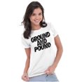 thumbnail image 3 of Ground Pound Muay Thai Fighter Womens Slim Fit Graphic Tee Brisco Brands X, 3 of 5