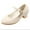 Beige, variant on WERYOUNG Girls Sandals Summer New Sparkly High Heels Princess Shoes Baby Casual Party Wedding School Performances Sandal,Beige,26
