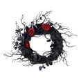 thumbnail image 2 of sruoe Halloween Decorations, Indoor Outdoor Halloween Decor, Artificial Wreaths, Halloween Decorations for Outside, Decoration Halloween Wreath for Front Door, 2 of 7