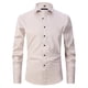 thumbnail image 1 of Blusa y camisa de manga larga con cuello vuelto Camisa de vestir de manga larga para hombre Camisa de vestir de manga larga de corte regular Casual con botones Blusa y camisa de manga larga lisa con c, 1 of 3
