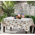thumbnail image 5 of Newbridge Patriotic Dogs and American Flag 60 x 84 inch Rectangle Vinyl Flannel Backed Tablecloth, 5 of 7