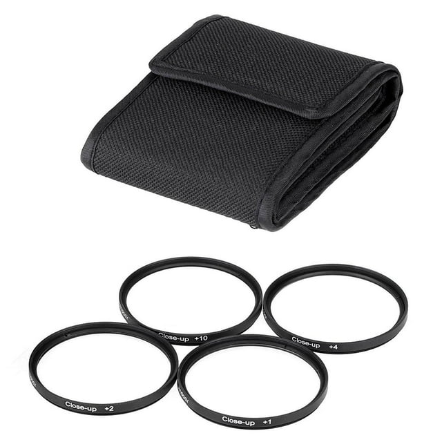 Xingzhi Close-up Filter Kit +1 +2 +4 +10 Lens Set for Digital Cameras 46mm
