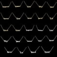 thumbnail image 3 of Collar Retro Inglés Letra Zodiaco Minnieouse Ins Delicado Encanto Colgante Acuario Plata, 3 of 6