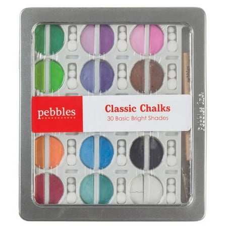 Basic Color Kit - Pebbles I Kan'dee Chalk Set - Basic Brights - 30 Colors