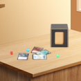 thumbnail image 1 of Caja de baraja de cartas, protección de cartas de juego coleccionable, tarjetero resistente a arañazos naranja, 1 of 10