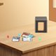 thumbnail image 1 of Caja de baraja de cartas, protección de cartas de juego coleccionable, tarjetero resistente a arañazos naranja, 1 of 10