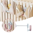 thumbnail image 2 of TIELUTT 1PC Radiator Hook Mini Replaceable . Easy To Use Dish Towel Holder Loofah Holder for Shower Wall Plate Hangers for Glass Plates Mug Rack Vertical Cat Hooks, 2 of 7