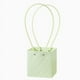 thumbnail image 1 of Xiao Hua 5 bolsas de regalo para el Día de la Madre, portátiles, con asa, impermeables, para arreglos florales, 11,4 x 10,4 x 12 cm (verde)., 1 of 5