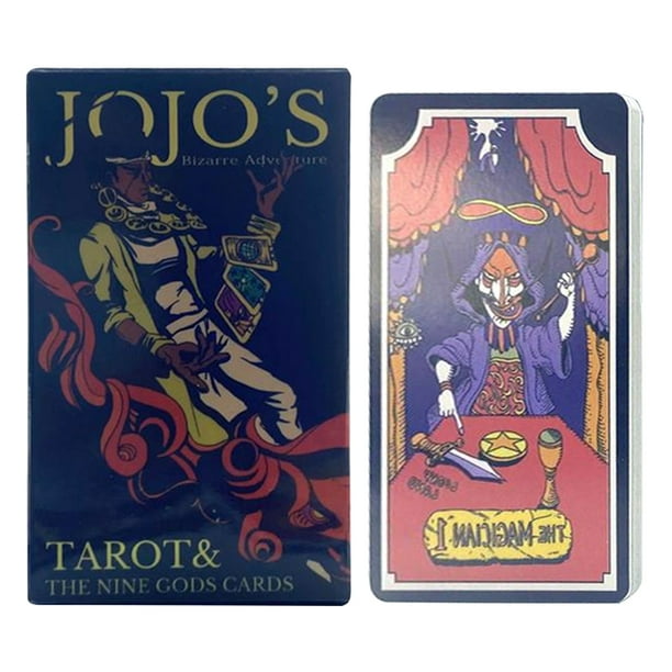 84pcs Jo Jos Bizarre Adventure Tarot Cards Deck Cosplay Props