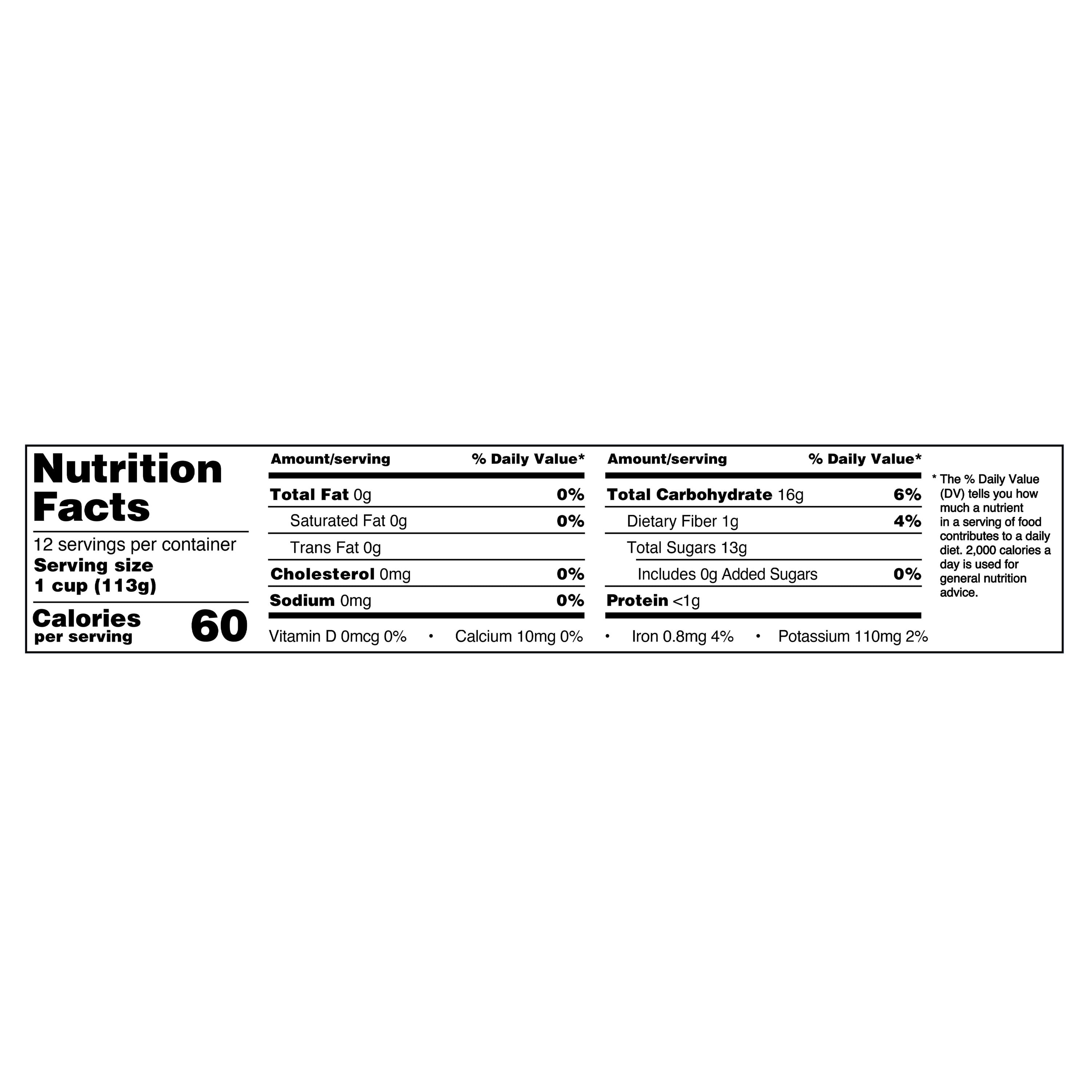 Great Value Cherry Mixed Fruit, 4 oz, 12 Count