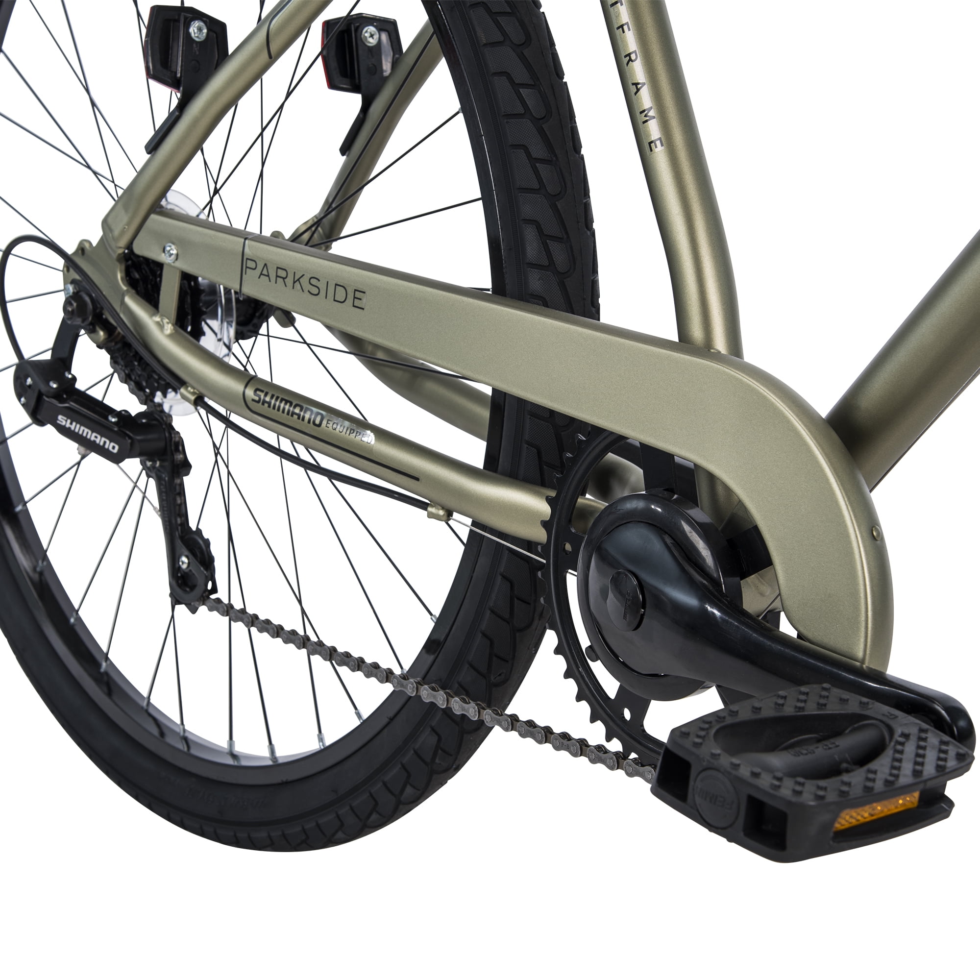 Huffy 27.5" Parkside Comfort Bike, Fits Riders 60"+, Sage Green, Adult, Men's