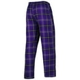thumbnail image 4 of Men's Concepts Sport Purple/Black Los Angeles Lakers Ultimate Plaid Flannel Pants, 4 of 4