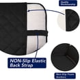 thumbnail image 3 of Housse de Sofa Matelassée Réversible 4 Places, Protecteur de Meuble Résistant à l'Eau, Housse de Canapé Lavable avec Mousse Antidérapante et Sangles Élastiques pour Enfants, Chiens, Animaux (XX Grand, Noir/beige), 3 of 7