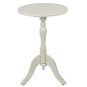 Decor Therapy Simplify Pedestal Wooden Accent Tabl
