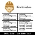 thumbnail image 2 of Occupation Construction Worker Builder Man Icon Wood Mini Charms Shapes DIY Craft Jewelry - No Hole - 18mm (17pcs), 2 of 7