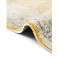 thumbnail image 7 of Unique Loom Baracoa Collection Area Rug - Prado (6' Round Yellow/Ivory), 7 of 7