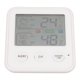 thumbnail image 2 of Termómetro de ambiente con pantalla LCD de 3,7 pulgadas - Alta precisión, indicador de nivel de comodidad, sensor de humedad para el hogar, la cocina, la oficina - Blanco, 2 of 10