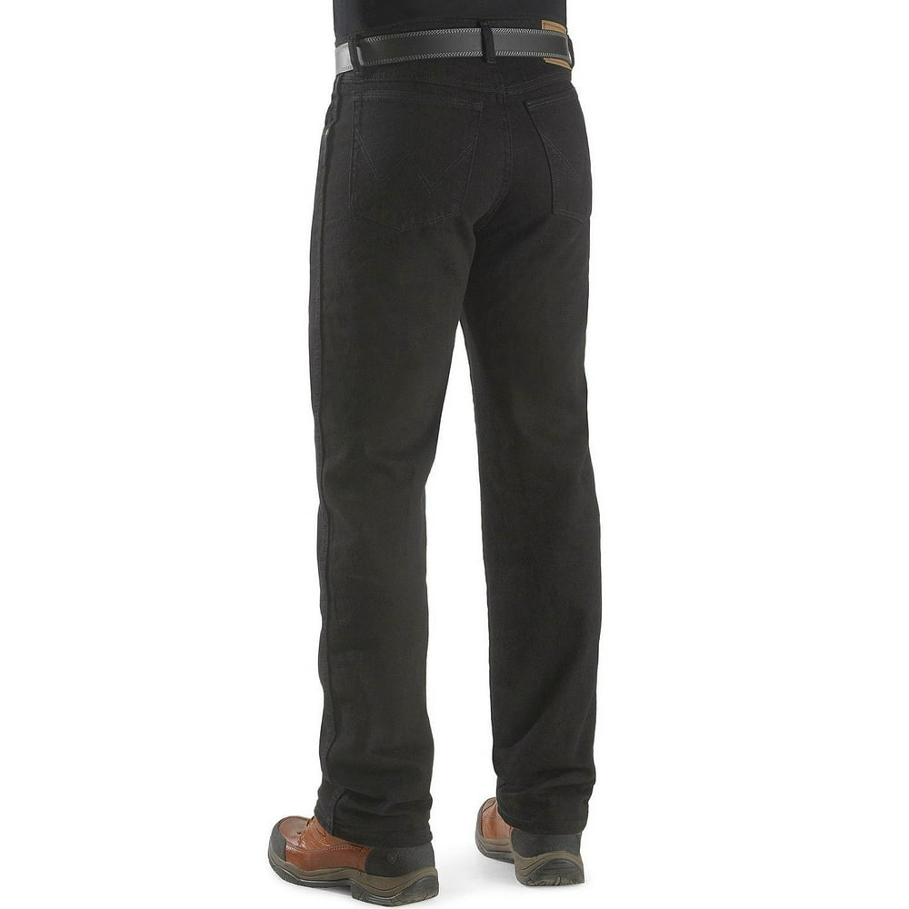 Wrangler - wrangler men's rugged wear classic fit jean, black, 32x36 ...