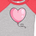 thumbnail image 4 of Inktastic Pink Balloon Heart Boys or Girls Baby Bodysuit, 4 of 5
