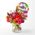 thumbnail image 2 of LoLa's Flowers Boutique Fiesta Bouquet with Birthday Balloon - Premium, 2 of 4