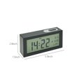 thumbnail image 3 of Reloj de Alarma Digital Multifunción con Pantalla de Temperatura, Reloj Electrónico Lcd Negro con Detección Inteligente Luminosa, Función de Silencio Snooze, 3 of 7