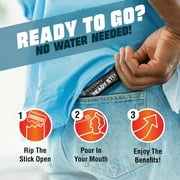 Nugenix Ready Stix - Mens Excitement Booster Supplement, 5 Packets, Powder, Sour Blue Raspberry