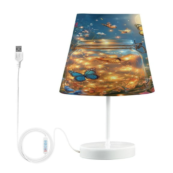 BZSMCE Table Lamp Creative Fairy Lights Simple Pattern Night Light