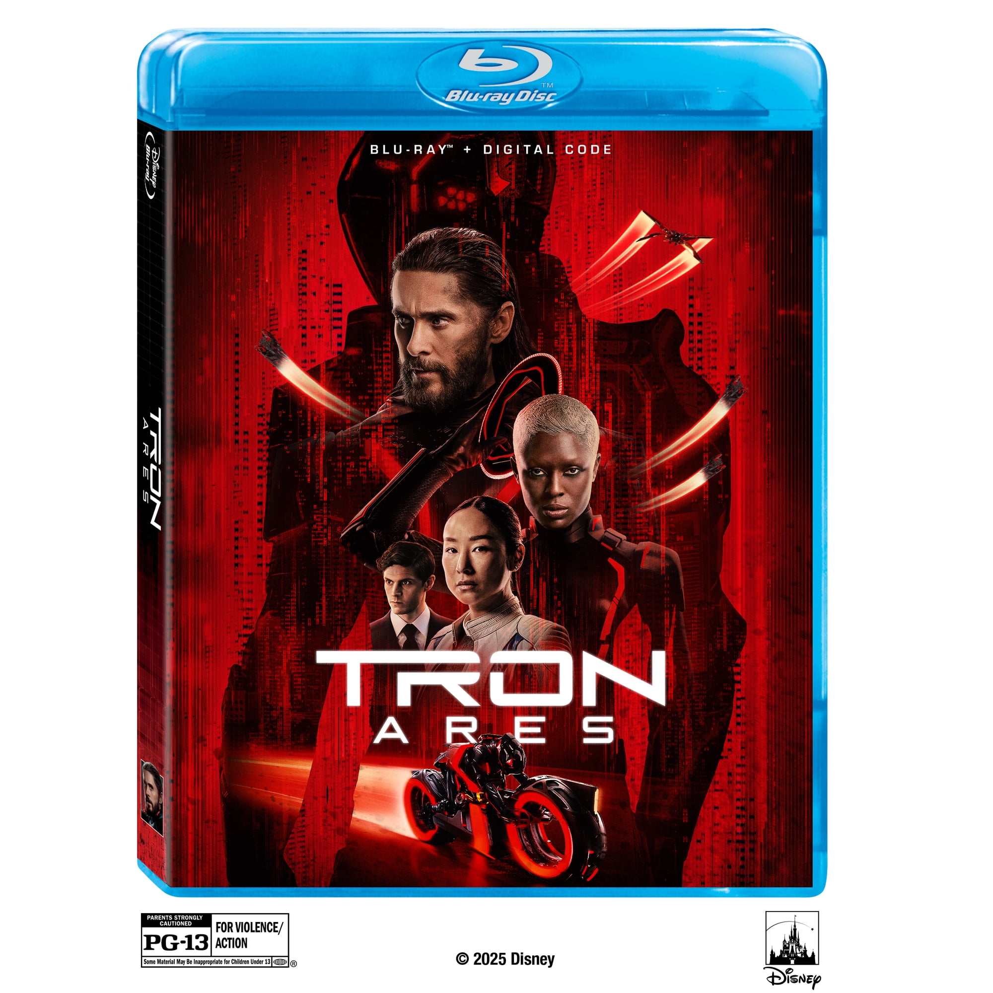 Tron: Ares (Blu-ray + Digital Copy) Walt Disney Pictures Action & Adventure Sci-Fi