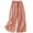 Pink, variant on Womens Plus Size Wide Leg Pants Elastic High Waist Casual Palazzo Pants Lounge Trouser with Pockets