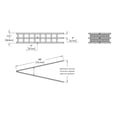 thumbnail image 6 of Vita Classic 14" L x 68" H Ladder Garden Trellis, Vinyl, White, VA68167, 6 of 7