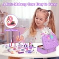 thumbnail image 6 of Sendida Kids Washable Makeup Set with Unicorn Case, Birthday Gift for Girls, Ages 3-12, 6 of 6