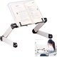 thumbnail image 1 of support De Livre Rglable, Support De Livre Ergonomique Rglable En Hauteur Et En Angle Avec Trombones De Page Pour Gros Manuels Lourds Livres De Mu, 1 of 5