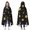 Sun and Moon Gothic Pattern-1, variant on Skull and Rose Gothic Pattern Hooded Flannel Blanket, Home Movie Throw with Hood & Wrap Design, Anti-Pill Finish Gifts for Christmas Birthday Holiday,50"x60"