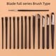 thumbnail image 5 of Brocha de maquillaje de hoja Brocha para cejas Brocha delineadora de ojos de punta plana Brocha correctora God Finger Brocha de pelo de visón Brocha con surcos para lágrimas Brocha de, 5 of 5