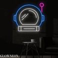 thumbnail image 3 of Glowneon Astronaut Helmet Neon Sign, Astronaut Led Sign, Gift For Kid, 3 of 5