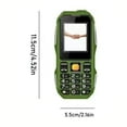 thumbnail image 2 of Haliyee ‌1.8inch Large Button Senior Cell Phone with 5800mAh Battery,Voice Dialing,FM Radio & SOS Emergency Call – Unlocked GSM for Elderly,Simple Flip Phone,Cheap Cell Phone, 2 of 2
