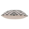 thumbnail image 6 of LR Home Sedona Cotton Poly Filled Pillow in Gray/Black, 20" x 20", 6 of 8