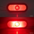 thumbnail image 6 of 10 PCS - 6" Oval Red Stop/Turn/Tail Truck Tail Light with Grommet and Right Angle 3-Pin Plug (Fit: Various Trucks & Trailer ), 6 of 6