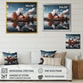 thumbnail image 4 of Designart "Leisurely Autumn Days By The Lakeside House" Lakes Lakehouse Floater Framed Canvas Prints, 4 of 5