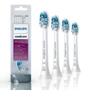 G2 Optimal Gum Care Sonic Toothbrush Head Replacement Brush Heads Compatible with Philips Sonicare Protective Clean Electric Toothbrush,White,Pack of 4